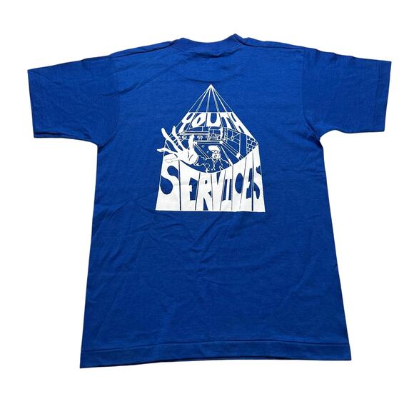 Vintage 90s Youth Services Retro graphic Men’s size Medium / grunge / Y2K / punk - Picture 1 of 10